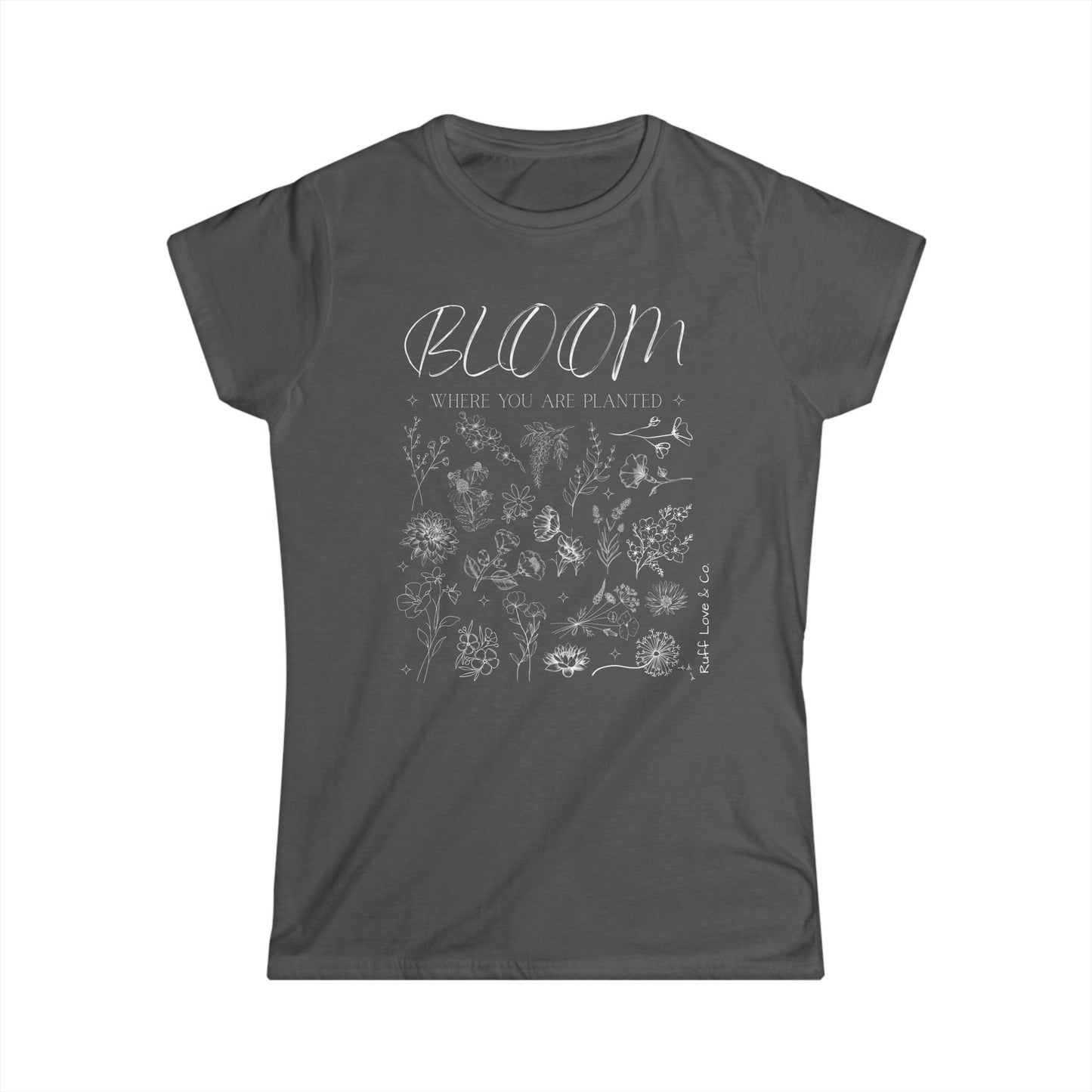 "Bloom Where You Are Planted" Women's Graphic Tee