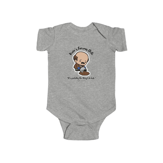 "Kevin's Famous Chili" Baby Onesie