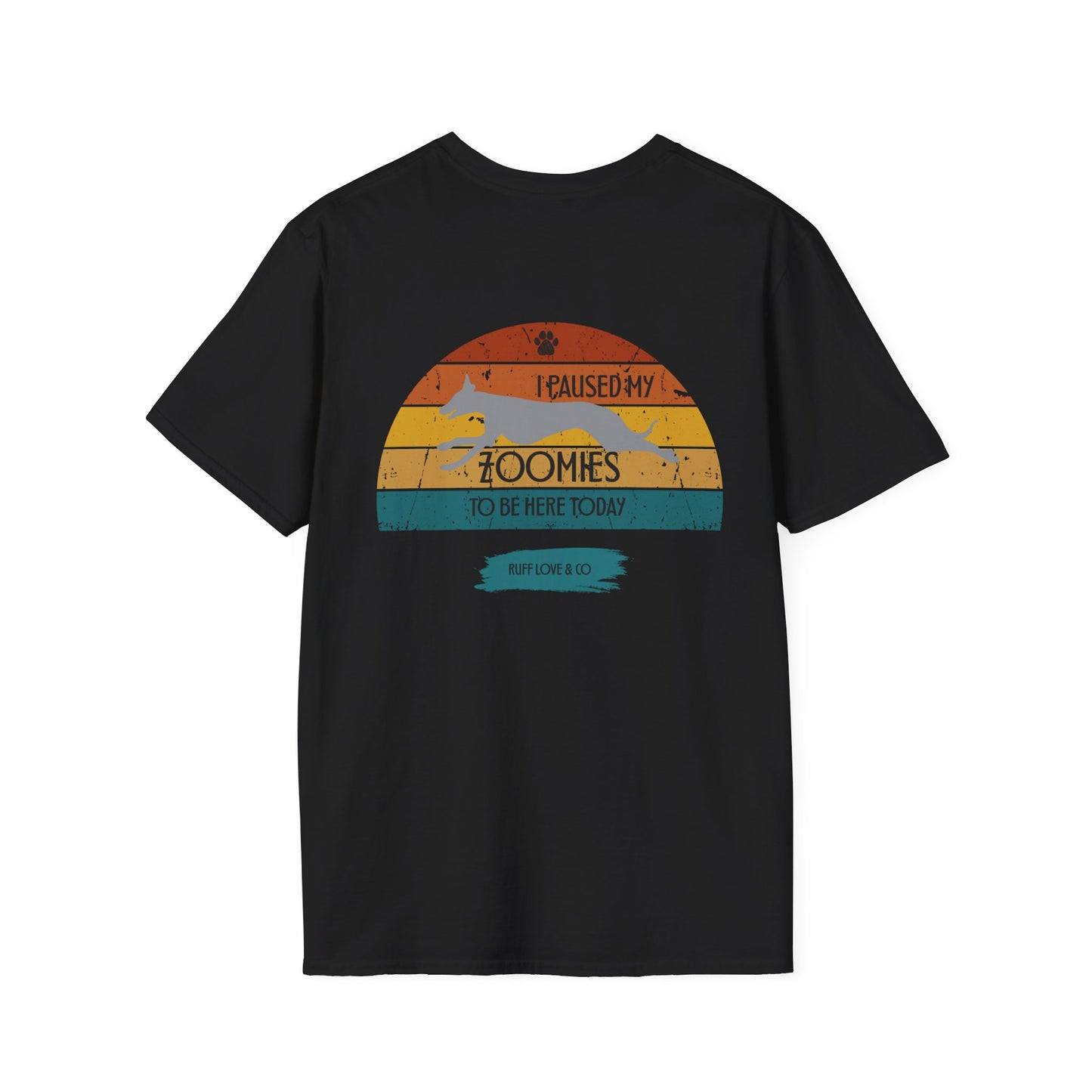 "I Paused My Zoomies to Be Here Today" Unisex Graphic Tee