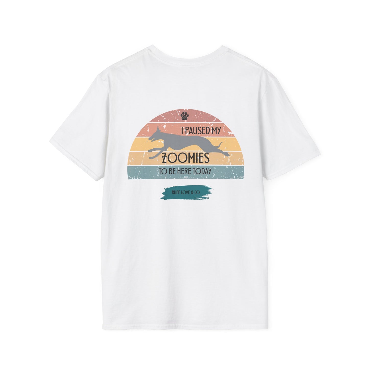 "I Paused My Zoomies to Be Here Today" Unisex Graphic Tee