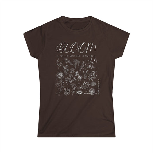 "Bloom Where You Are Planted" Women's Graphic Tee