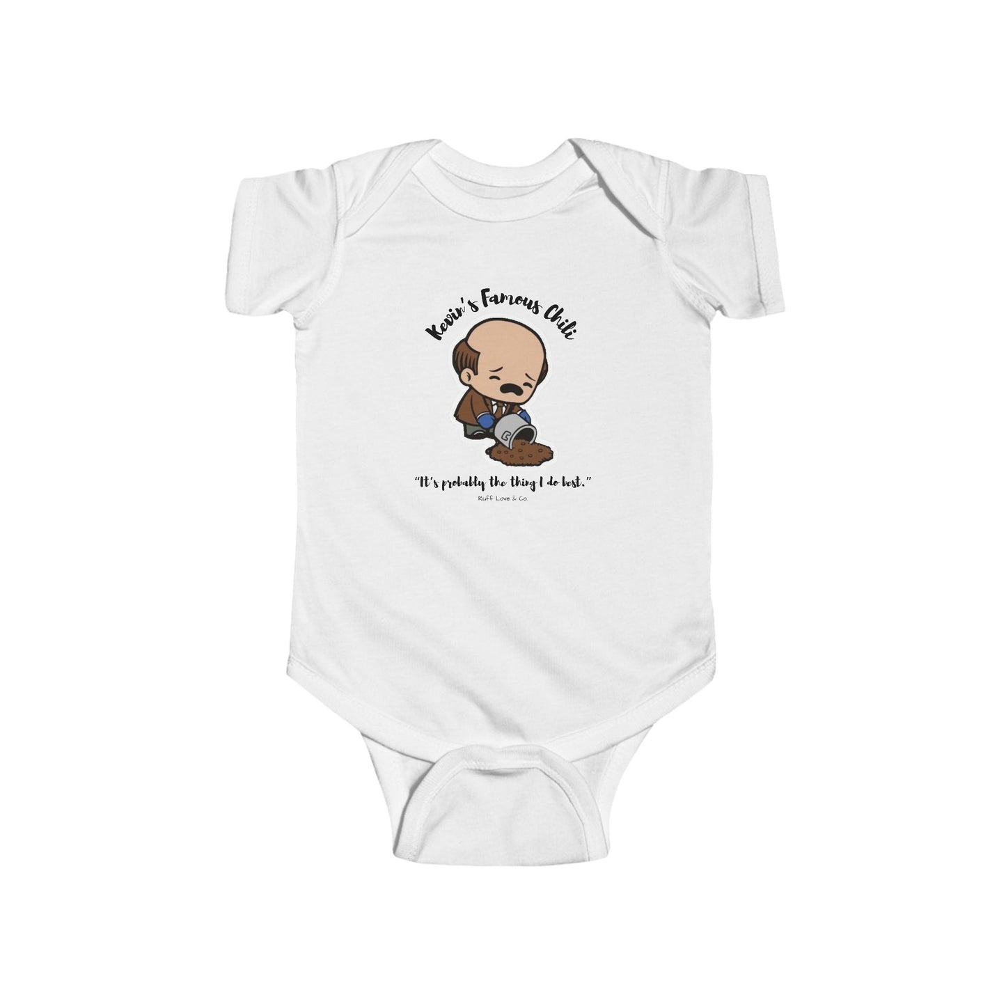 "Kevin's Famous Chili" Baby Onesie