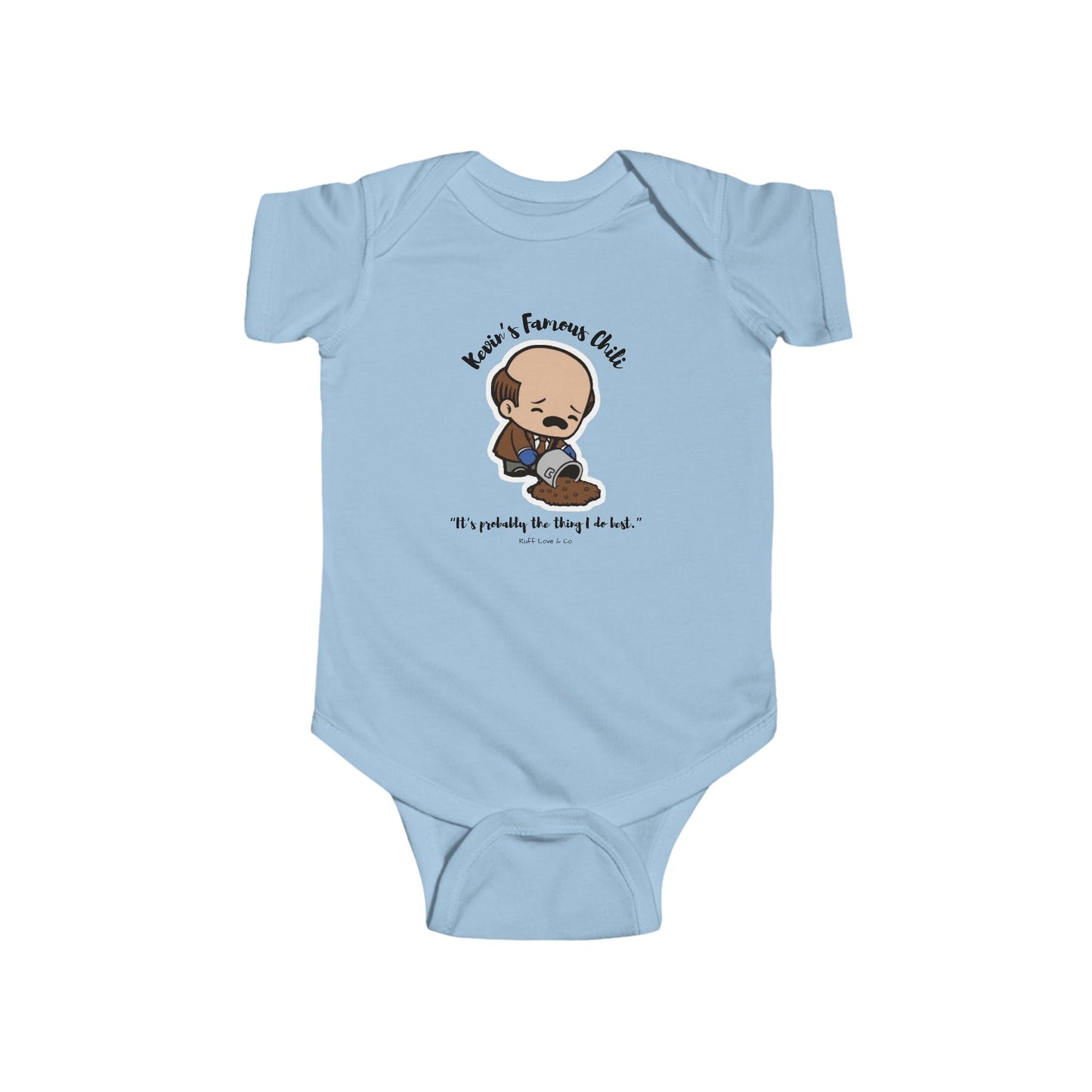 "Kevin's Famous Chili" Baby Onesie