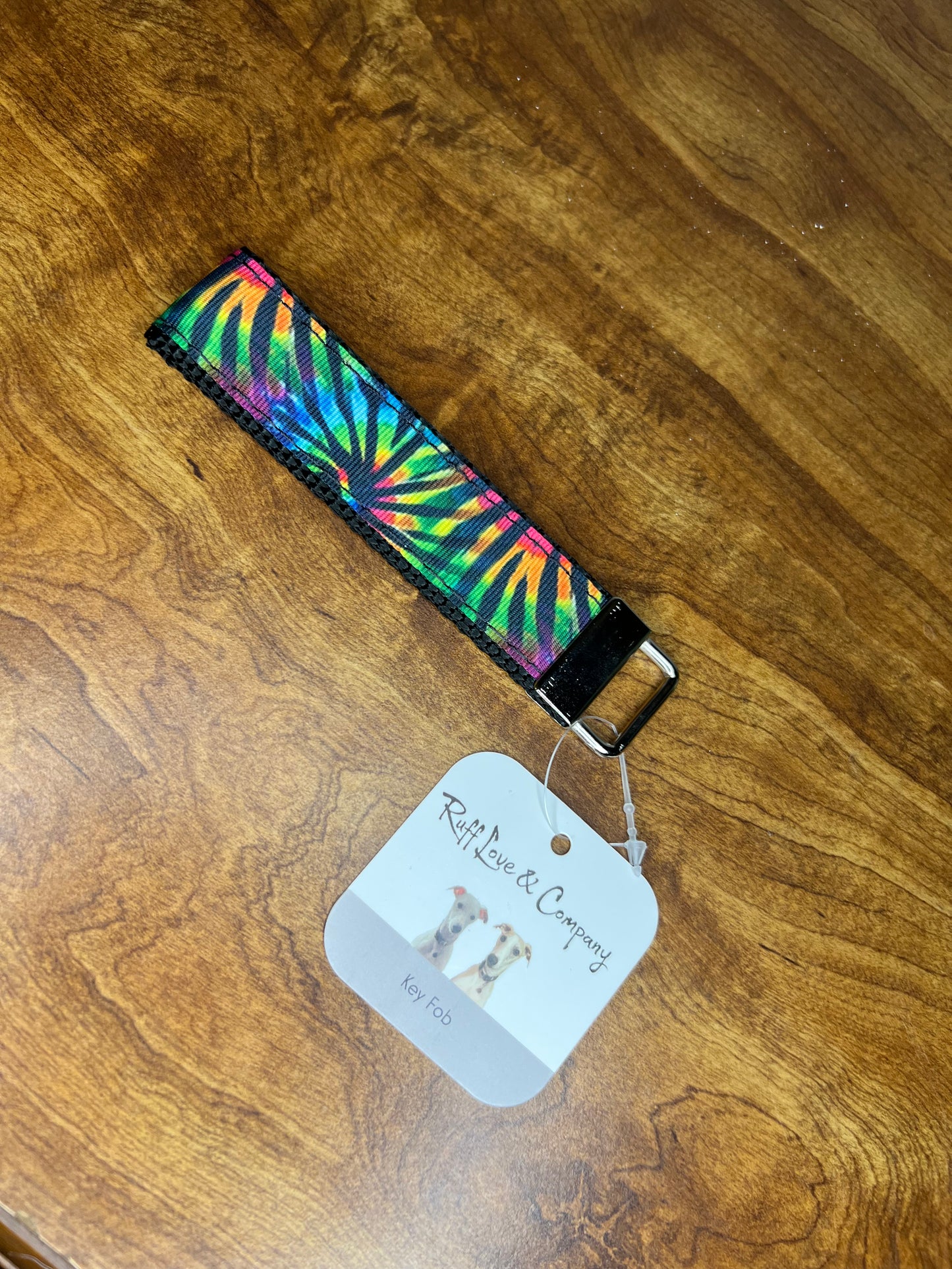 Tie Dye Key Fob