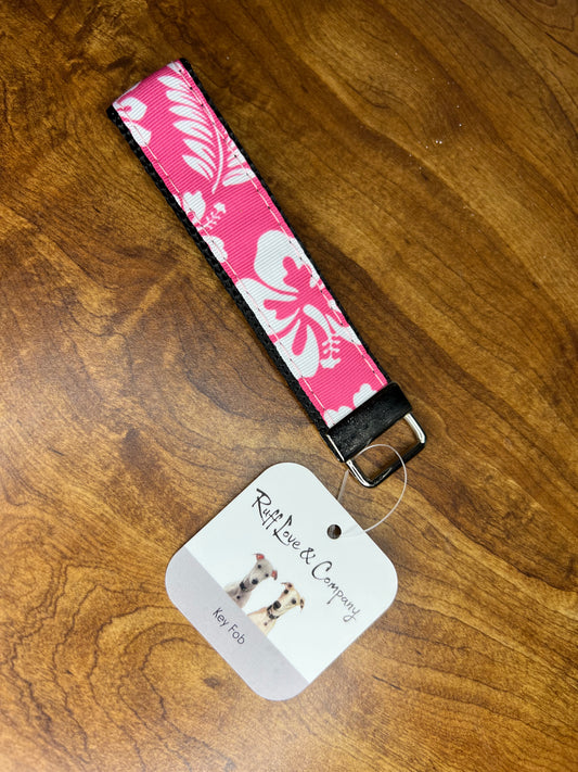 Pink Hawaiian 🌺 Key Fob