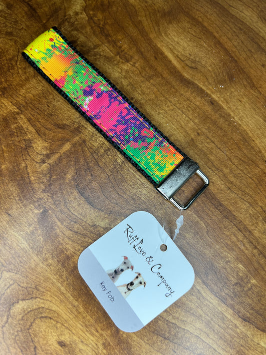 Paint Splat Key Fob